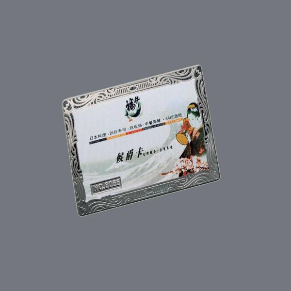 Precision Etched Stainless Steel Business Cards 0.3mm Custom