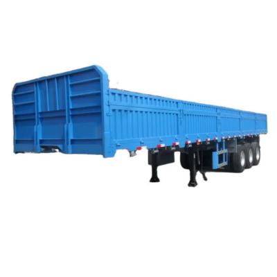 Semi-reboque de parede lateral desmontável com pin de tipo parafuso de 2'/3.5' e carga útil máxima de 50000KG
