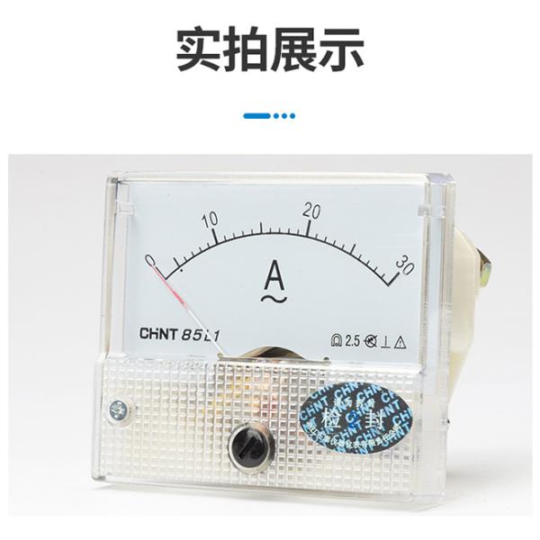 85L1 69L9 Series Analog Panel Pointer Frequency Power Meter , Power Factor Meter 600V 50A