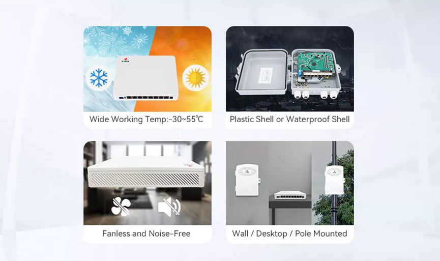 G / USB РЕЖИМА ONU 1GE 3FE 2POTS 2.4G WiFi EPON ДВОЙНОЙ для решения FTTx