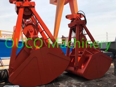 Custom Design Two Ropes Mechanical Grab Bucket Port Grapple Crane Part