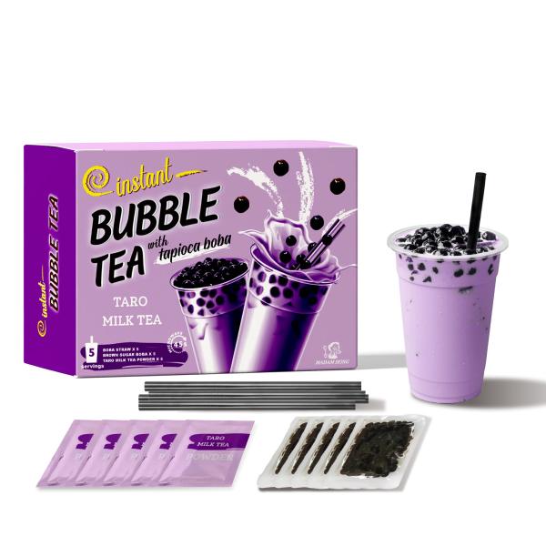 Delight in Authentic Matcha-Flavored Brown Sugar Boba Tea with Our Classic Milk Tea Set - 500g, 24 Boxes Per Case