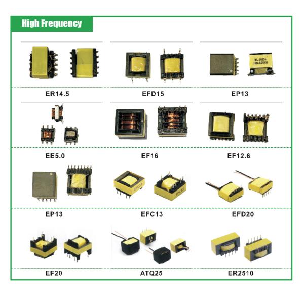 EC28 Инверторный комплект 12V до 250V Медный высокочастотный трансформатор Ферритовое ядро