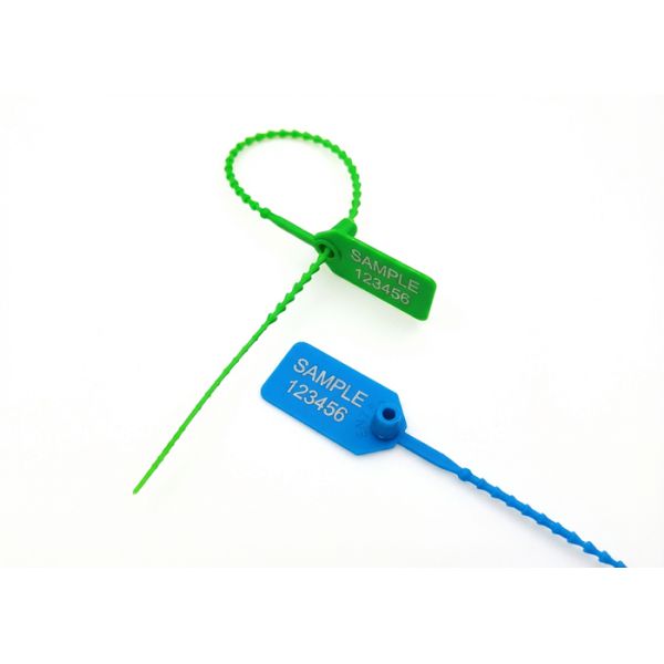 Self-locking Nylon Cable Tie Plastic Security Seal with 115 N Tensile Strength and Pull Tight Sealing for Fire Extinguisher