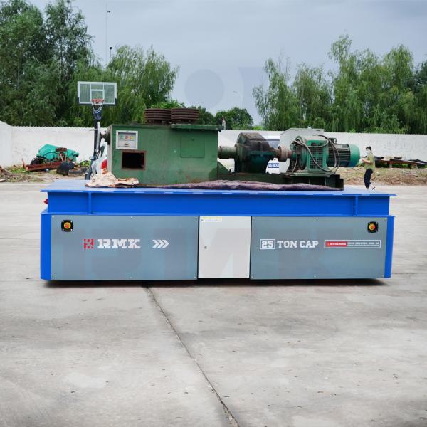 Heavy Duty Plant Trailer With Hydraulic Lifting Trackless Transfer Cart