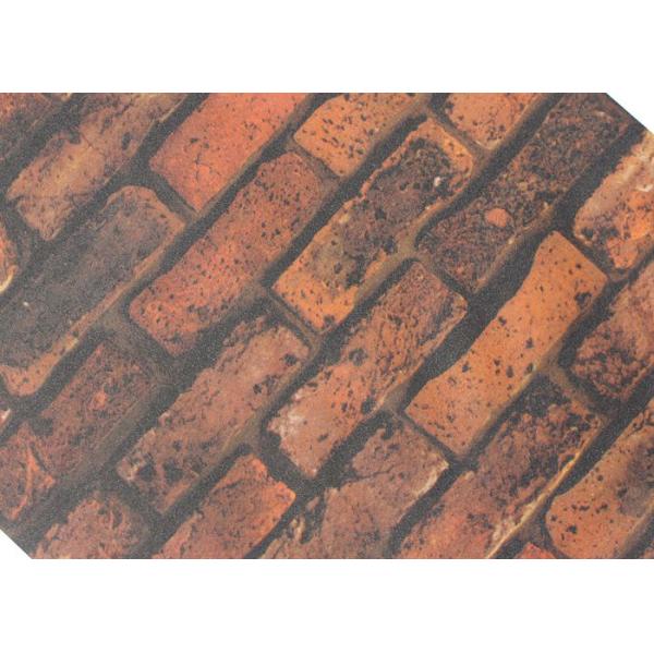 Washable 3D Brick Effect Wallpaper / Exposed Brick Wallpaper With Eco Friendly Vinyl Material