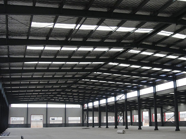 Hot Dip Galvanised / Painted Structural Steel Construction Buildings For Warehouse