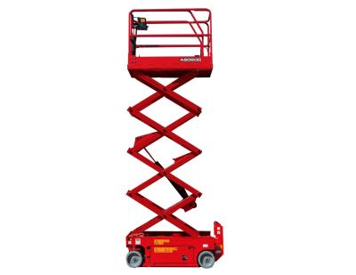 Aerial Work Platforms Construction Scissor Lift 25 Height Lift Narrow Platform