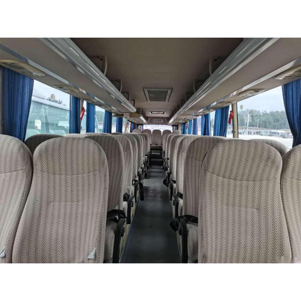 12m Airbag Chassis KLQ6125 53 Seats Used Higer Bus Euro III Coach Bus