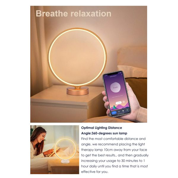 Touch Control Daglicht Lamp USB Charging Table Sun Lamp Dimmable