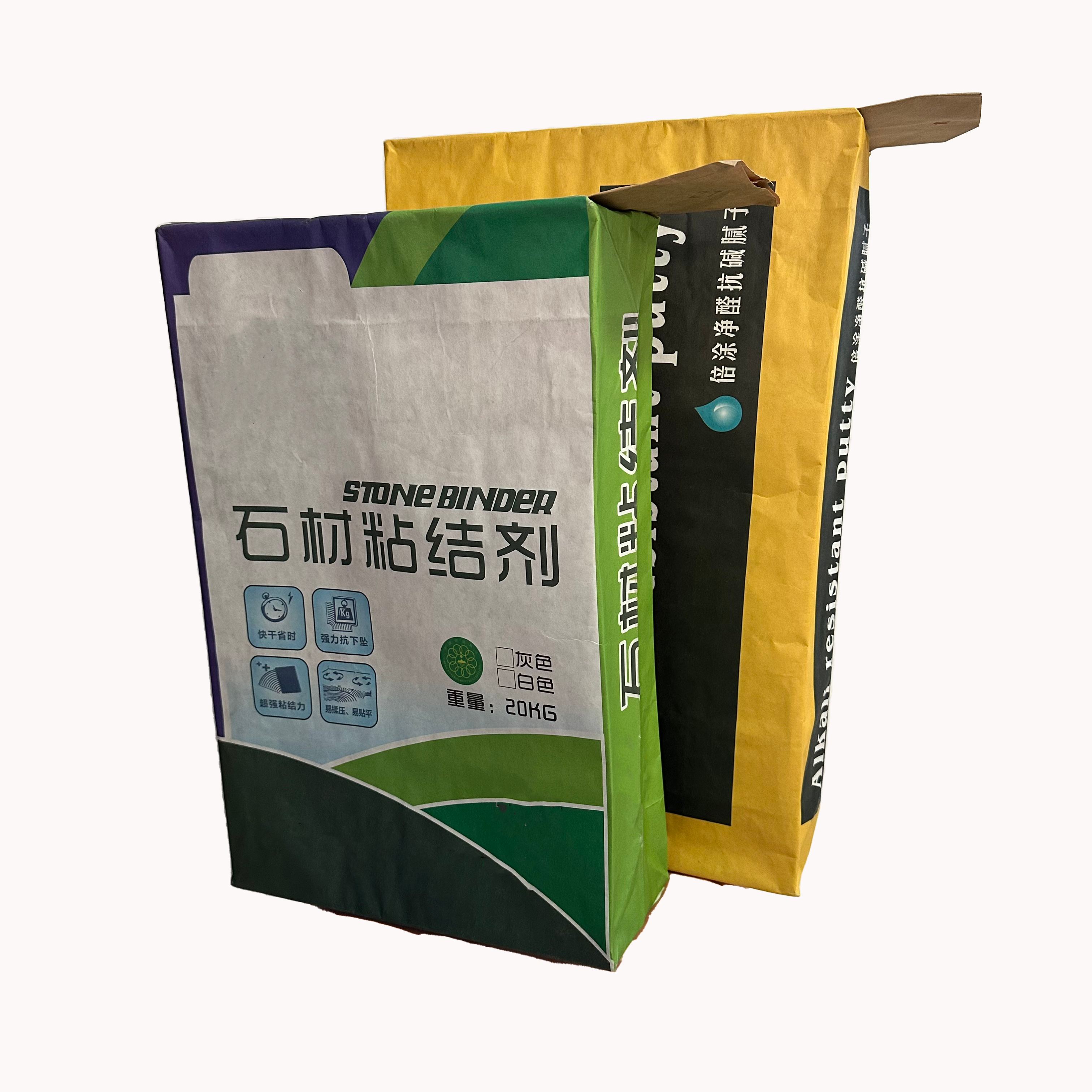10kg Size Designed Pasted Valve Bags For Easy Stacking And Transportation