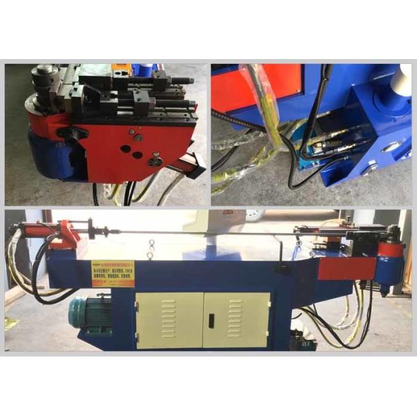 Aluminum PipeHydraulic Pipe Bending Machine DW38NC 4KW Low Power Construction