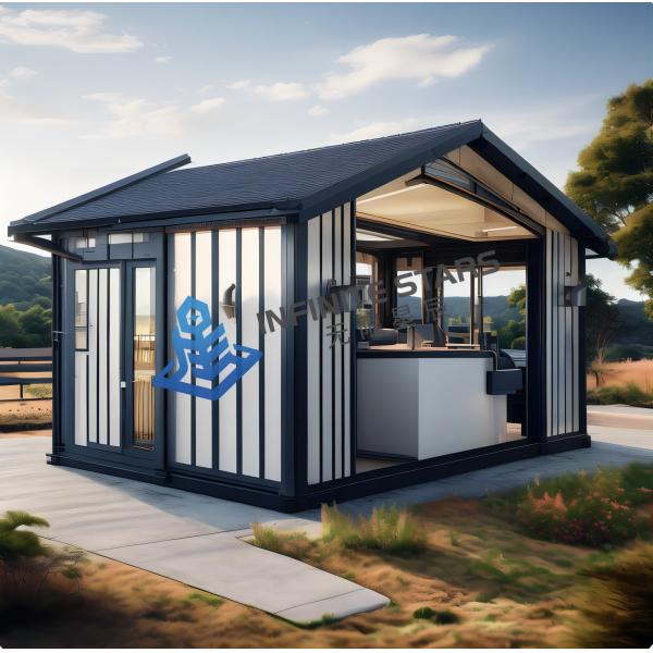 Lightweight High Strength Prefab Steel House Villa Environmental Friendliness