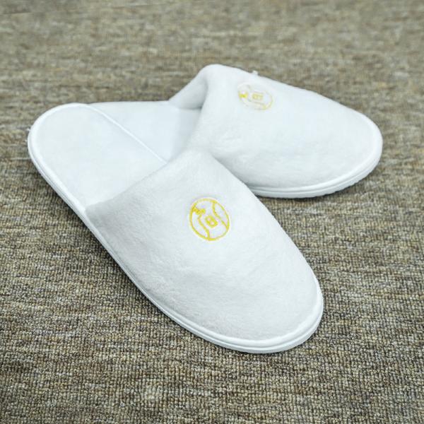 Flat Travel Spa Hotel Terry Massaging Slippers For Adults