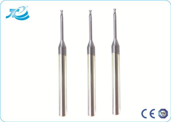 Ball Nose Long Neck End Mill Carbide Tapered End Mills CE / TUV Approved