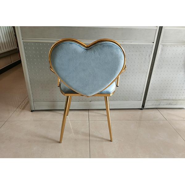Restaurant French 710mm Faux Leather Dining Chairs Velvet Luxury