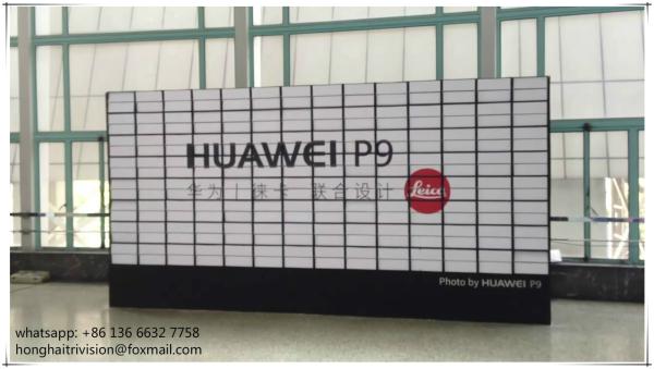 HUAWEI P9 release conference 10 vision large size airport Split flap display board