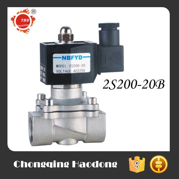 Brass Stainless Steel Pneumatic Solenoid Valve Air Gasoline Miniature Solenoid Valve