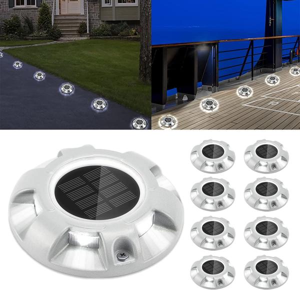 IP67 resistente à água luz solar de terraço de alumínio luz solar do portão de jardim