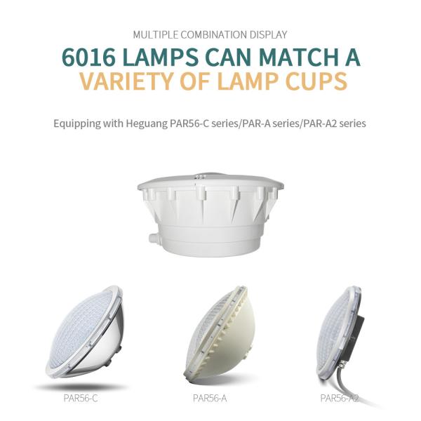 White Swimming Pool Light Housing , Pool Light Niche Cover ABS Plastic Body