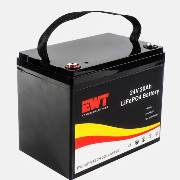 2Batería de iones de litio de 24 V para aplicaciones industriales de alta densidad de energía