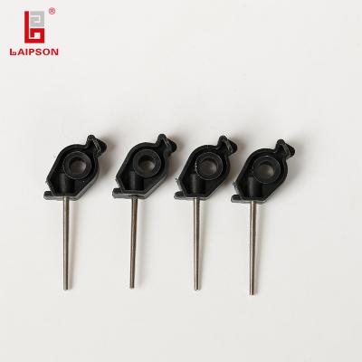 O um aplicador preto Pin Needle For Animal Ear da etiqueta de orelha dos carneiros do gado da parte etiqueta