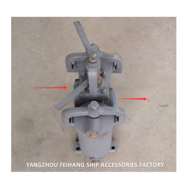 Crépine d'huile duplex de type H Jis F7208-Crépine d'huile duplex marine Jis F7208-Crépine d'eau duplex