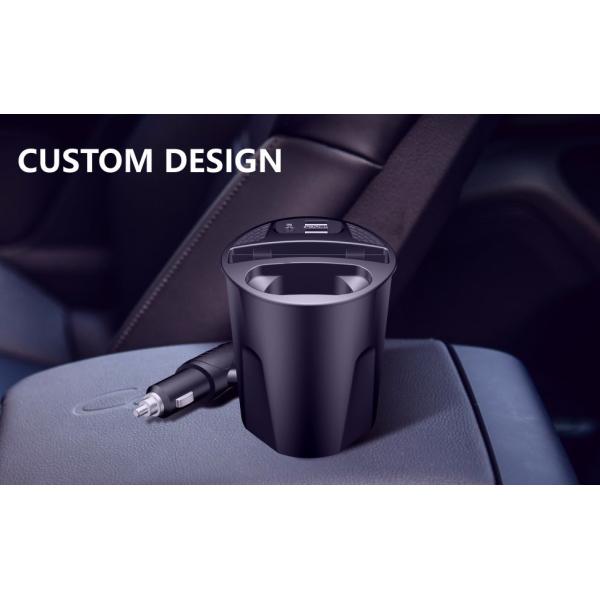 Cargador inalámbrico de automóviles ABS con potencia de carga inalámbrica de 15W/10W/7.5W/5W y parámetros de entrada de 5A de 12V DC