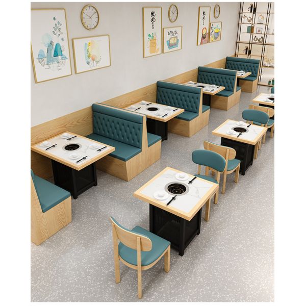 Modern Luxury Coffee Shop Furniture Restaurant Booths Furniture Supplier Restaurant Furniture
