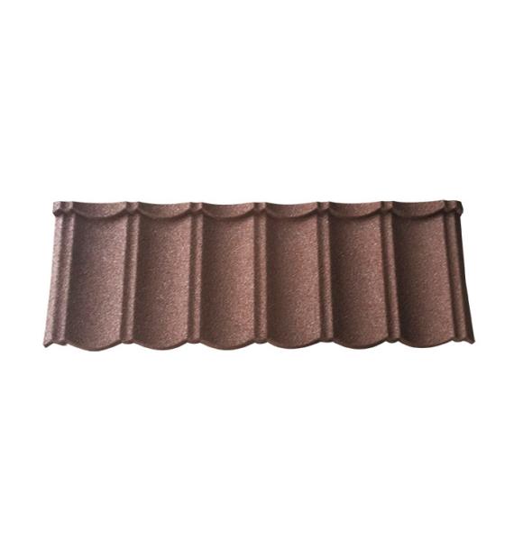 0.35mm Classic Type Stone Coated Metal Roof Tiles / Residential House Metal Roofing