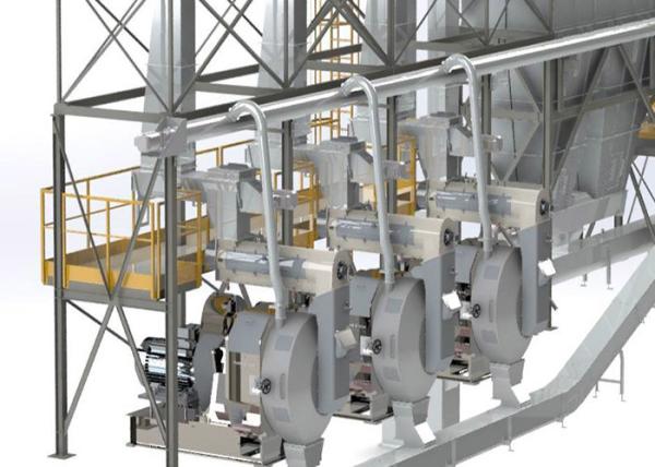 10-12t/h  Complete Wood Pellet Plant Line with Moving Floor Storage