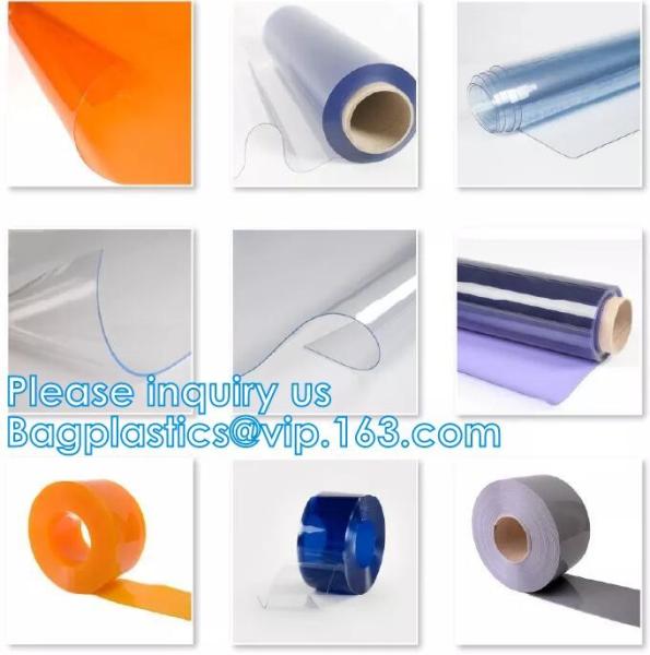 PVC Film, Super Clear, Factory Price Non-Sticky soft Vinyl PVC filexible Film, Glossy Embossed