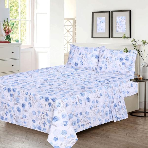 133x72 Lençóis de cama de algodão 100% tecidos 4 Pcs Conjuntos de cama Material de algodão orgânico