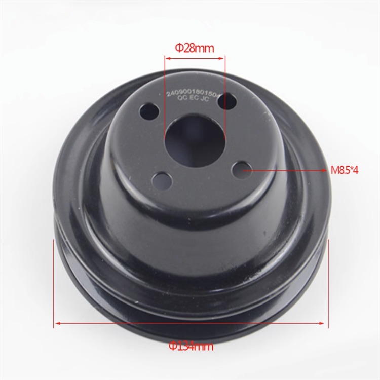 OEM New 2409001801504 Water Pump Pulley for QC490 Truck Engine Assembly Engine Accessories From China