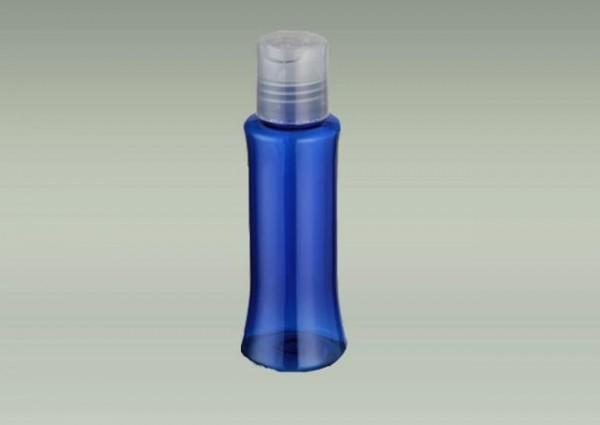 Blue Flaring Airless Cosmetic Packaging 145mm Height Offset Printing