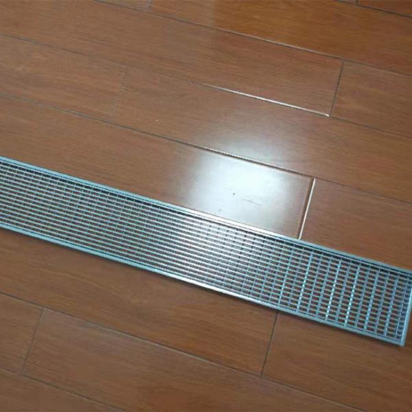 Welding Flat 5mm Drain Cover Ss Floor Grating Pressure Locked
