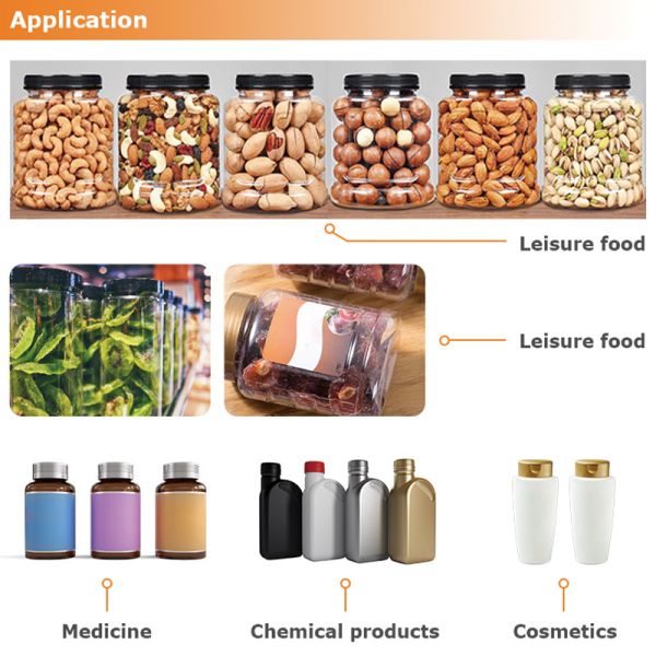 High Speed Automatic Jerky Weighing and Plastic Can Filling Machine for Beef Pork Chicken Dried Meat Snacks