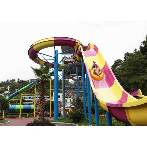 Гигантское оборудование аквапарк возбуждая водные горки стеклоткани бассейна Сввиминг для взрослых в тематическом аквапарк