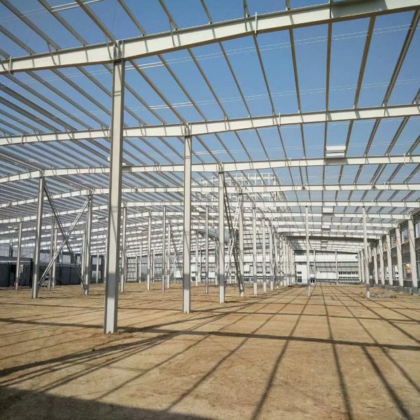 Durable Prefabricated Steel Warehouse , Prefab Metal Warehouse Building