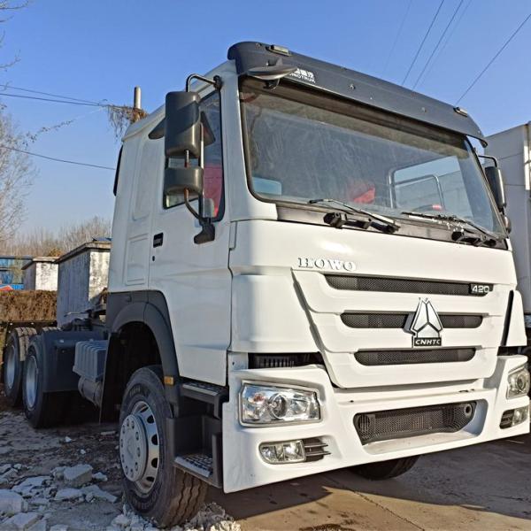 Cheap Used Howo Tractor Head 420HP Second Hand Sinotruck Tractor Head Truck Tractor