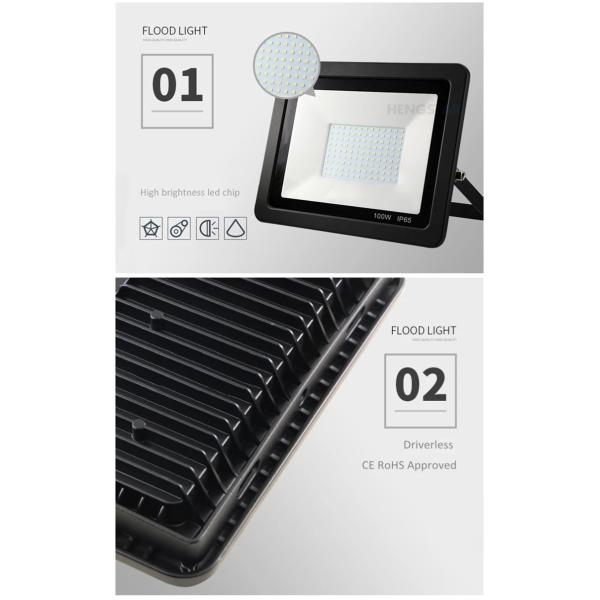 Высокий свет потока СИД яркости ультра тонкий, свет потока СИД 120 ватт с стеклянной крышкой