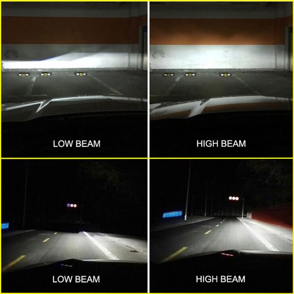 All In One Automobiles 2pcs Car Headlights H4 Led Light Bulbs H1 H3 H7 9005 9006 H11 Headlamp 6000K Fog Lamps 72W 7600LM