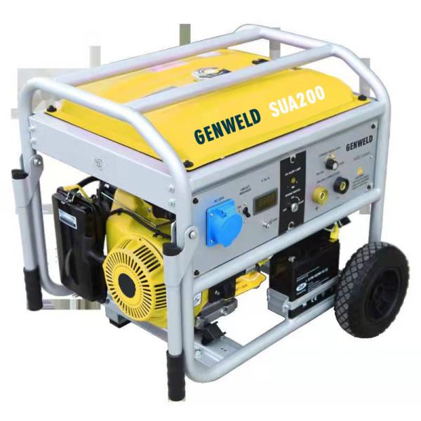 Сварочный аппарат Muttahida Majlis-E-Amal нефти 200A GENWELD SUA200A портативный с выходом AC 5.5Kw вспомогательным (расклассифицированным циклом: 60%/180A/27.2V)