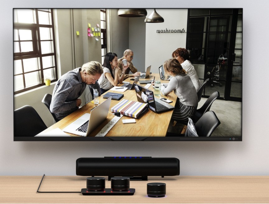 DP-GX15 Distributed Wireless Mic Speaker Speakerphone System with USB3.0 Video Output