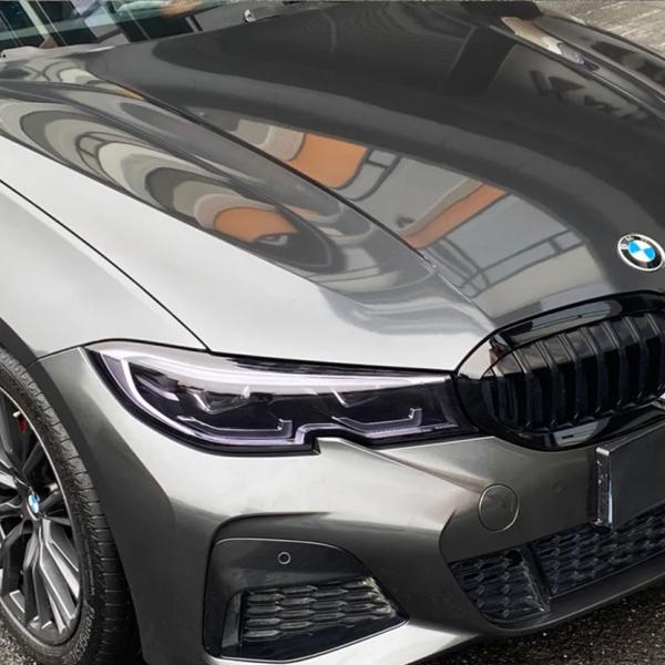 Pintura de color gris de carbón película de protección contra arañazos envoltura de PPF de color