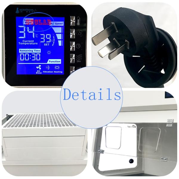 Химически устойчивые лабораторные дымовые капоты Белые дымовые капоты - Эффективная система фильтрации активированного углерода / HEPA