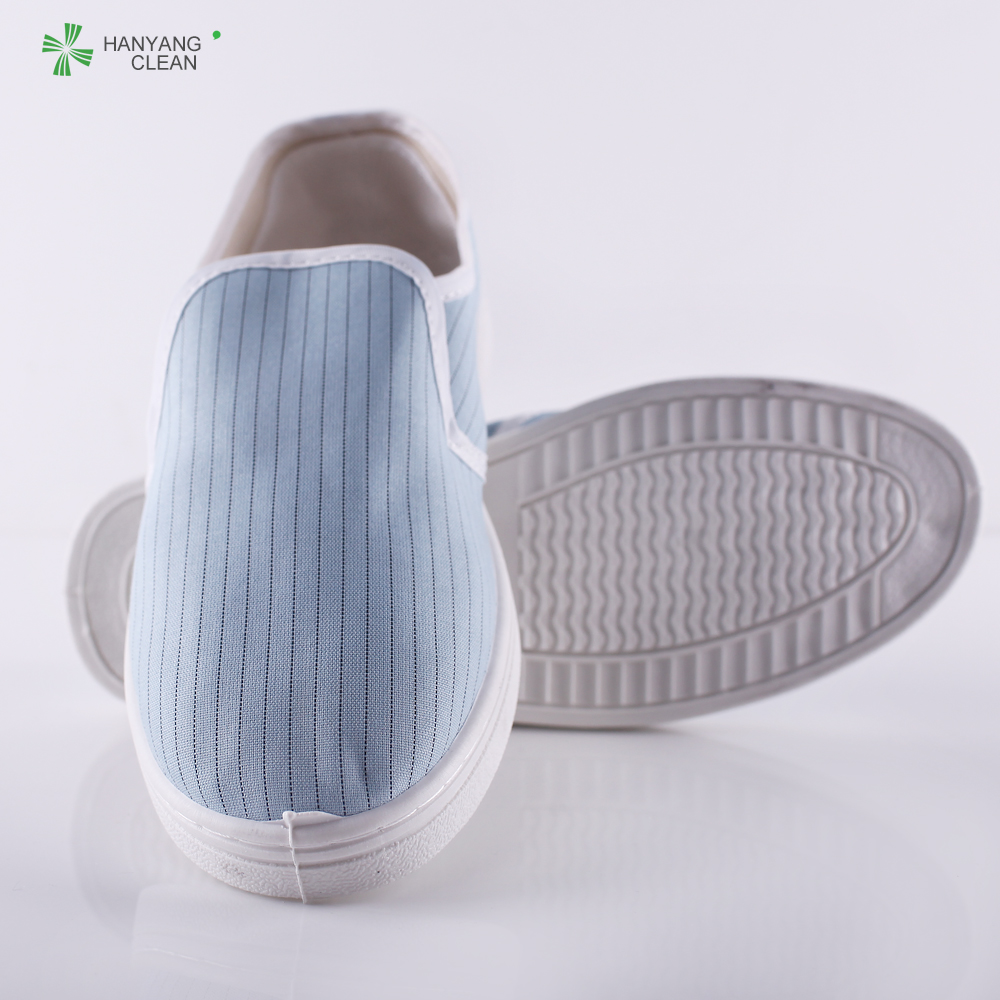 Ботинки pvc esd чистой комнаты противостатические unisex, ботинок холста безопасности работы лаборатории горячих продаж единственный