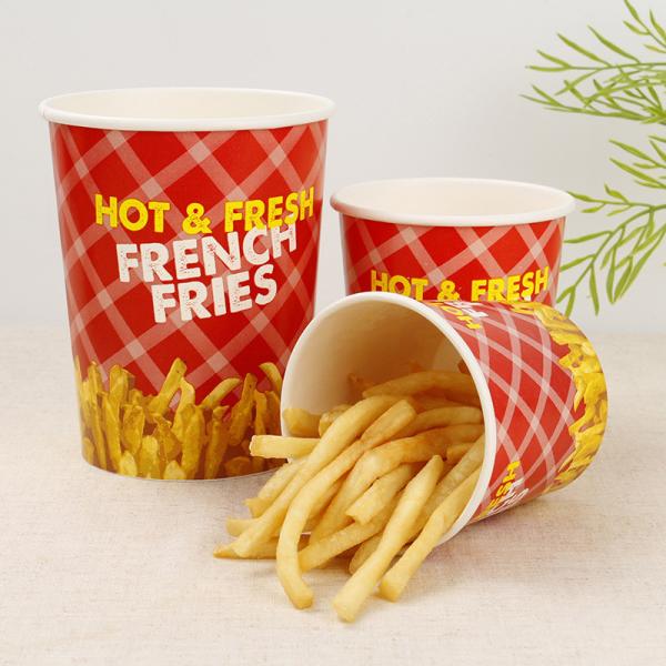 32oz 46oz 48oz Beverage Biodegradable Disposable Tableware Popcorn Fried Chicken Bucket