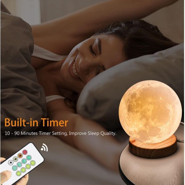 16W LED Daylight Therapy Lamp 10000 Lux Dimmable SAD Lamp with USB Charging