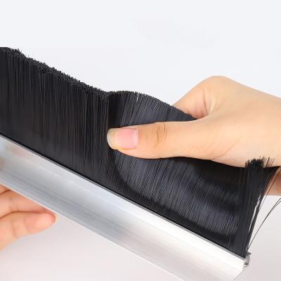F Type Nylon Brush Under Door Brush Strip Cold And Heat Insulation